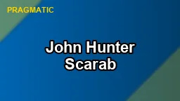 John Hunter Scarab